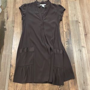 DVF brown dress, size 6!